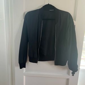 American Apparel black bomber